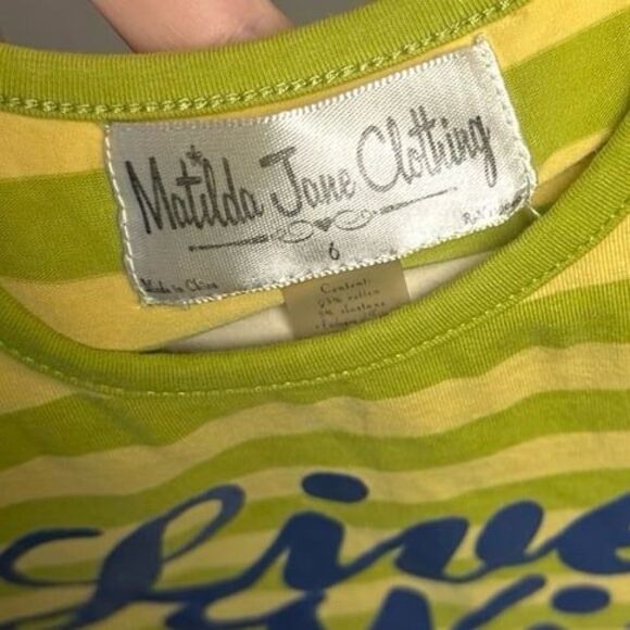 Matilda Jane | “Live With Soul” Tank Top | 6T - Picture 3 of 3